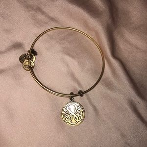alex and ani brass bracelet